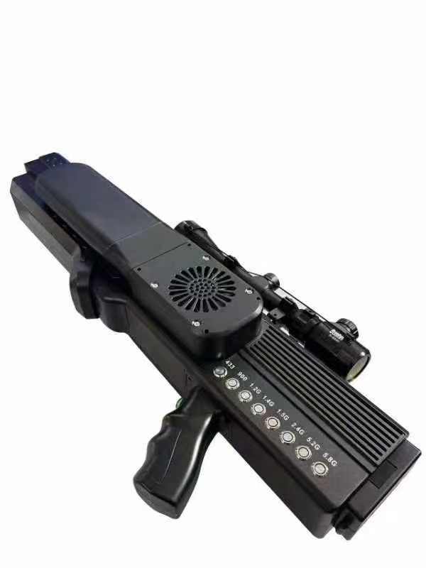  桑植手持便携式枪型低空防御反制八通道